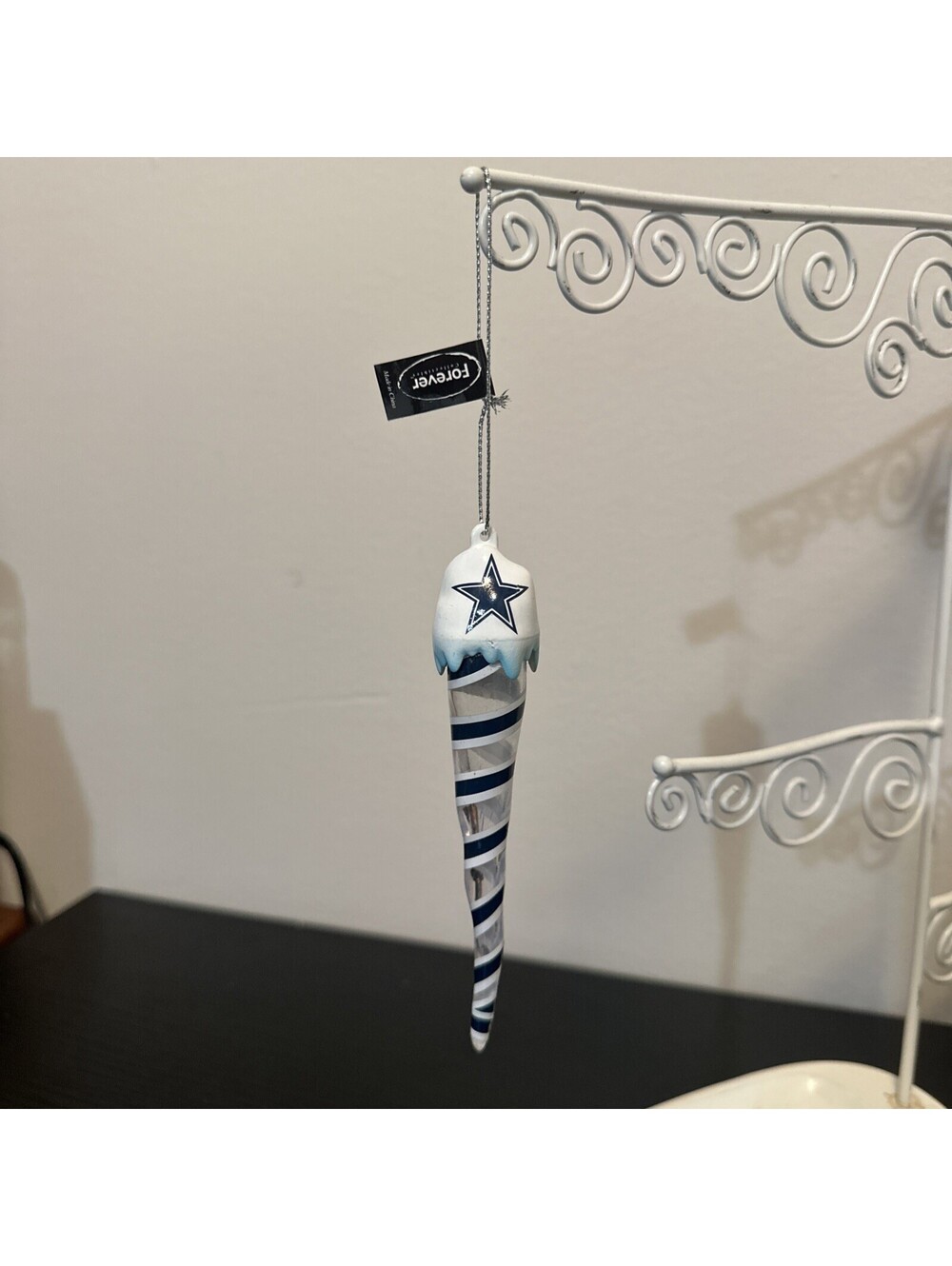 NFL Dallas Cowboys Lighted Icicle Christmas Ornament Tested Works